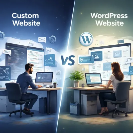 تفاوت طراحی سایت وردپرسی و اختصاصی